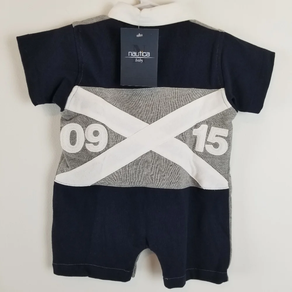 NWT‎ Nautica Gray One Piece 3-6 Months